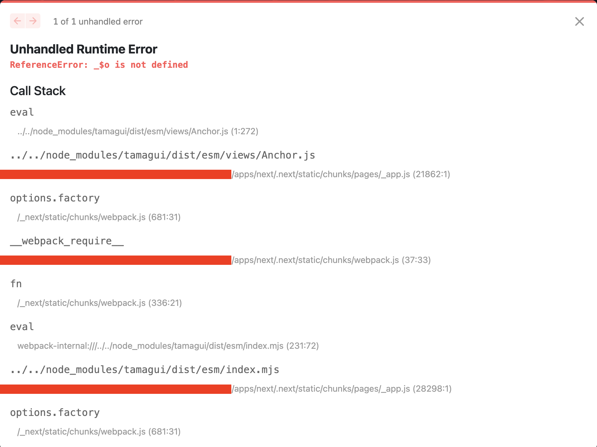 Build error after bumping to 1.13.4 · Issue #932 · tamagui/tamagui · GitHub