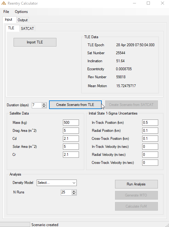 ReentryCalculatorGui
