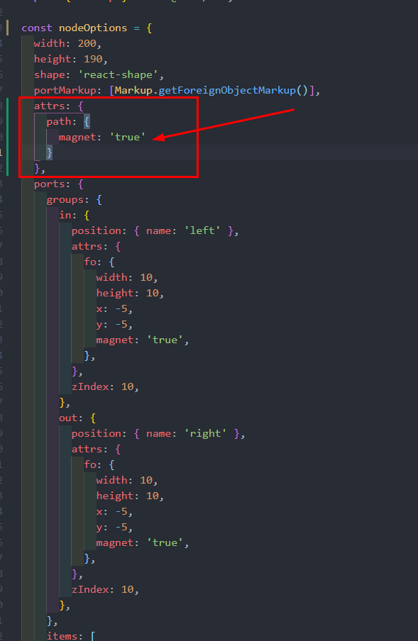 我已经设置了allowNode , 为什么还是只能连接到桩上 · Issue #1519 · antvis/X6 · GitHub