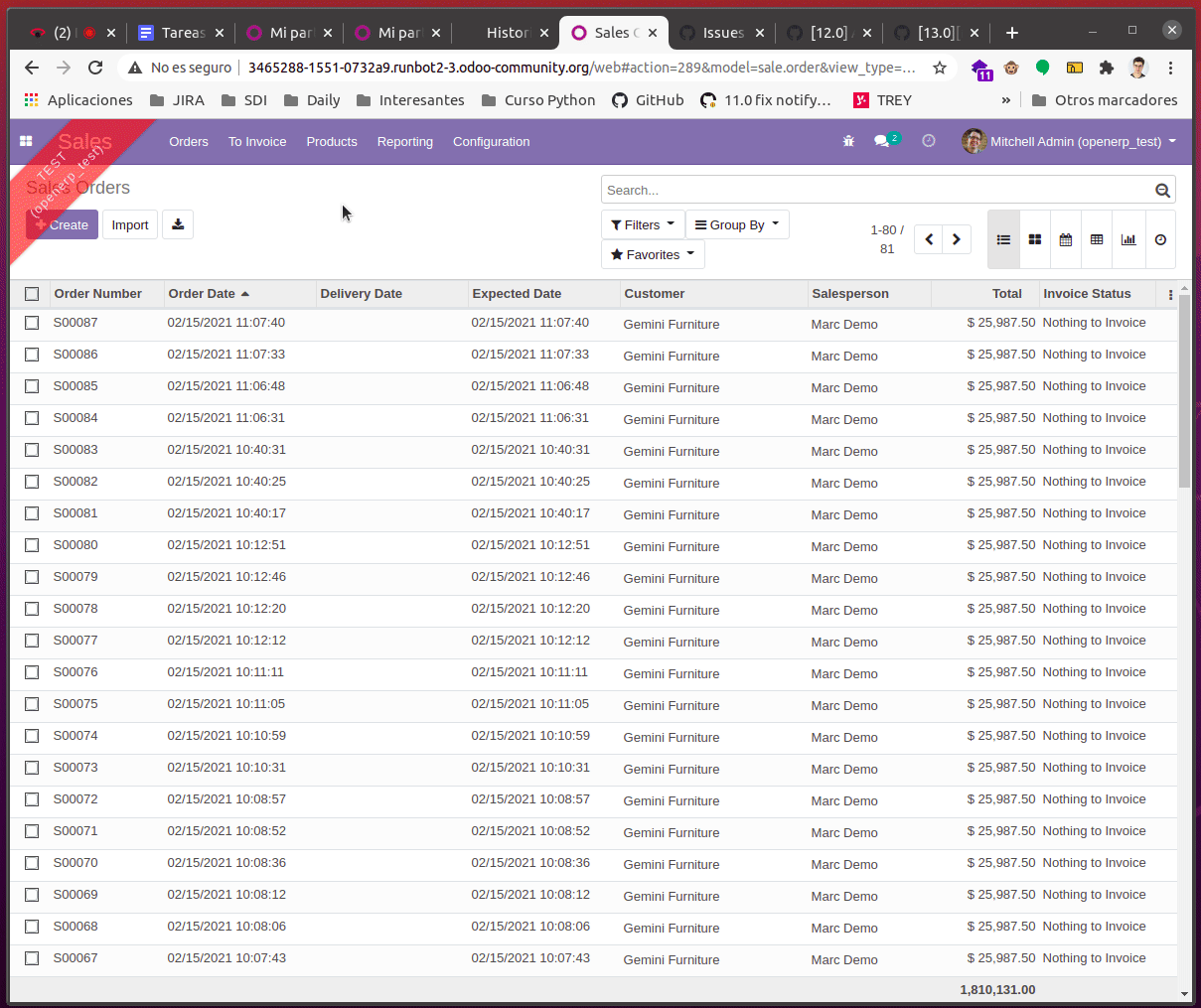 [12.0] Advanced search - Wrong summation when using group by in list ...