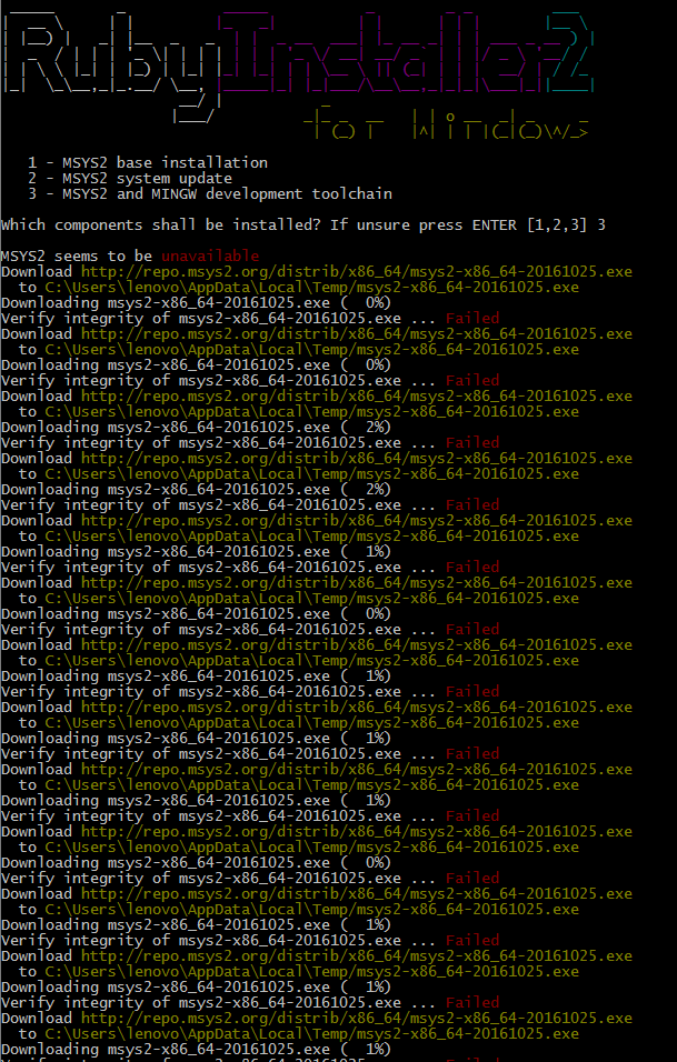 Recommend official removal of Ruby, 4.0.0 build Failed! but beta3 ok ...