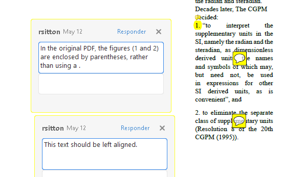 BIPM review: Quoted resolution content as numbered list items · Issue ...