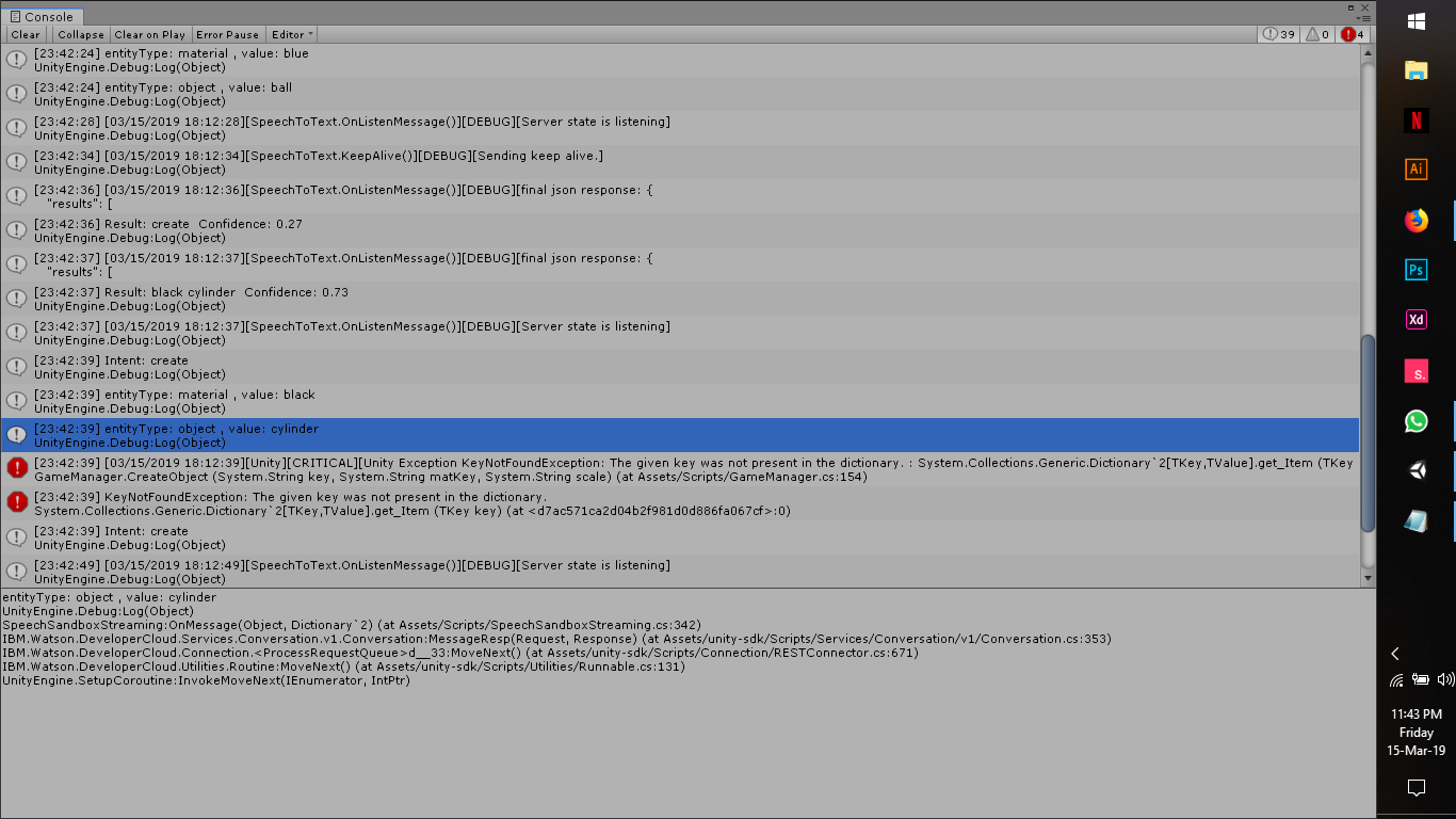 new prefabs addition error · Issue #58 · IBM/vr-speech-sandbox ...