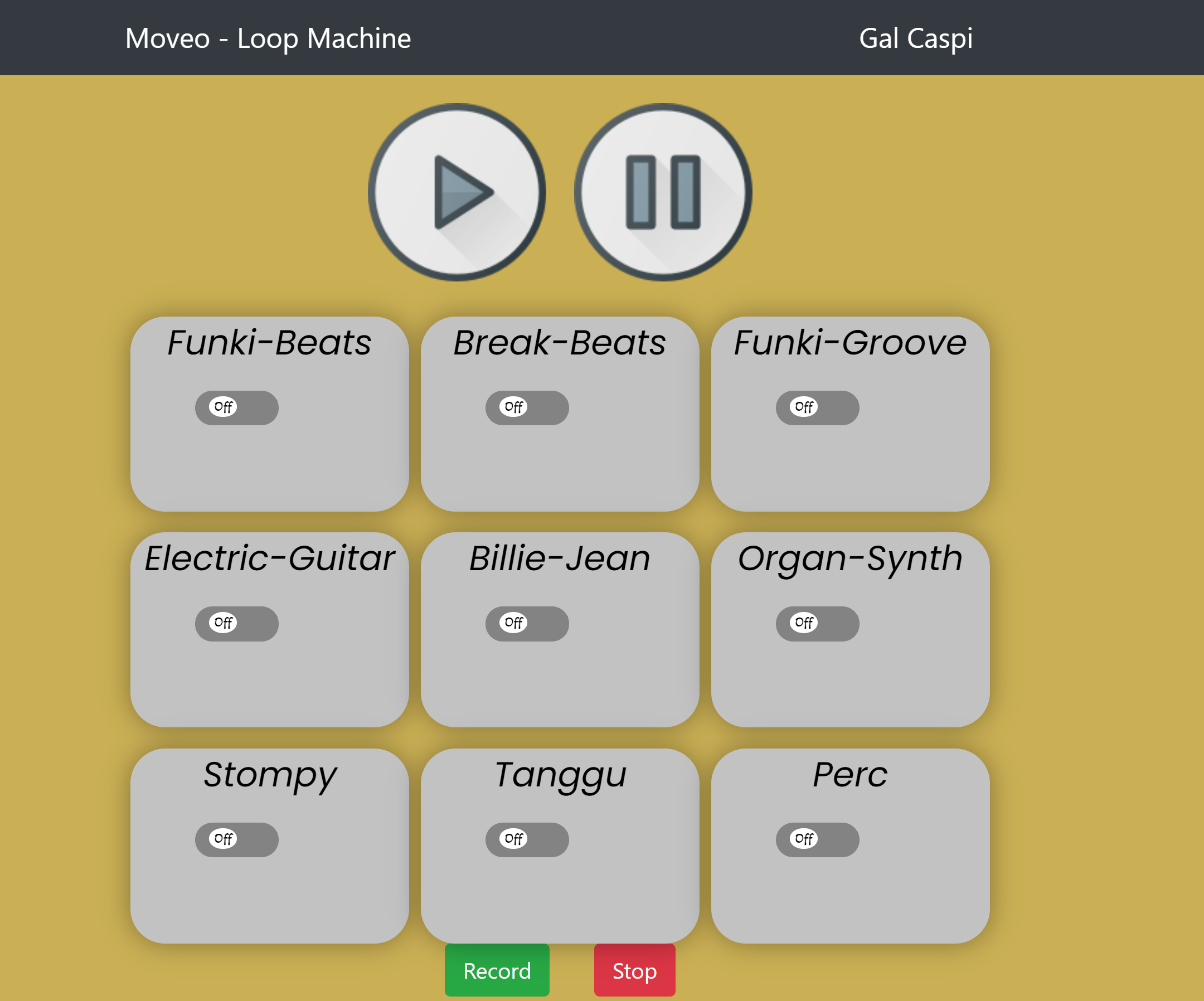 GitHub - caspiGal/loop-machine: Loop-Machine App · GitHub