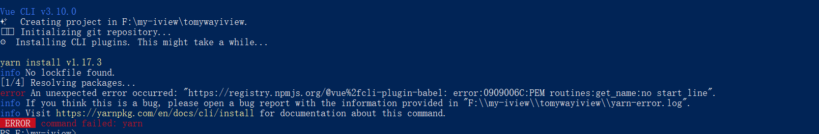 Big Problem with yarn · Issue #7465 · yarnpkg/yarn · GitHub