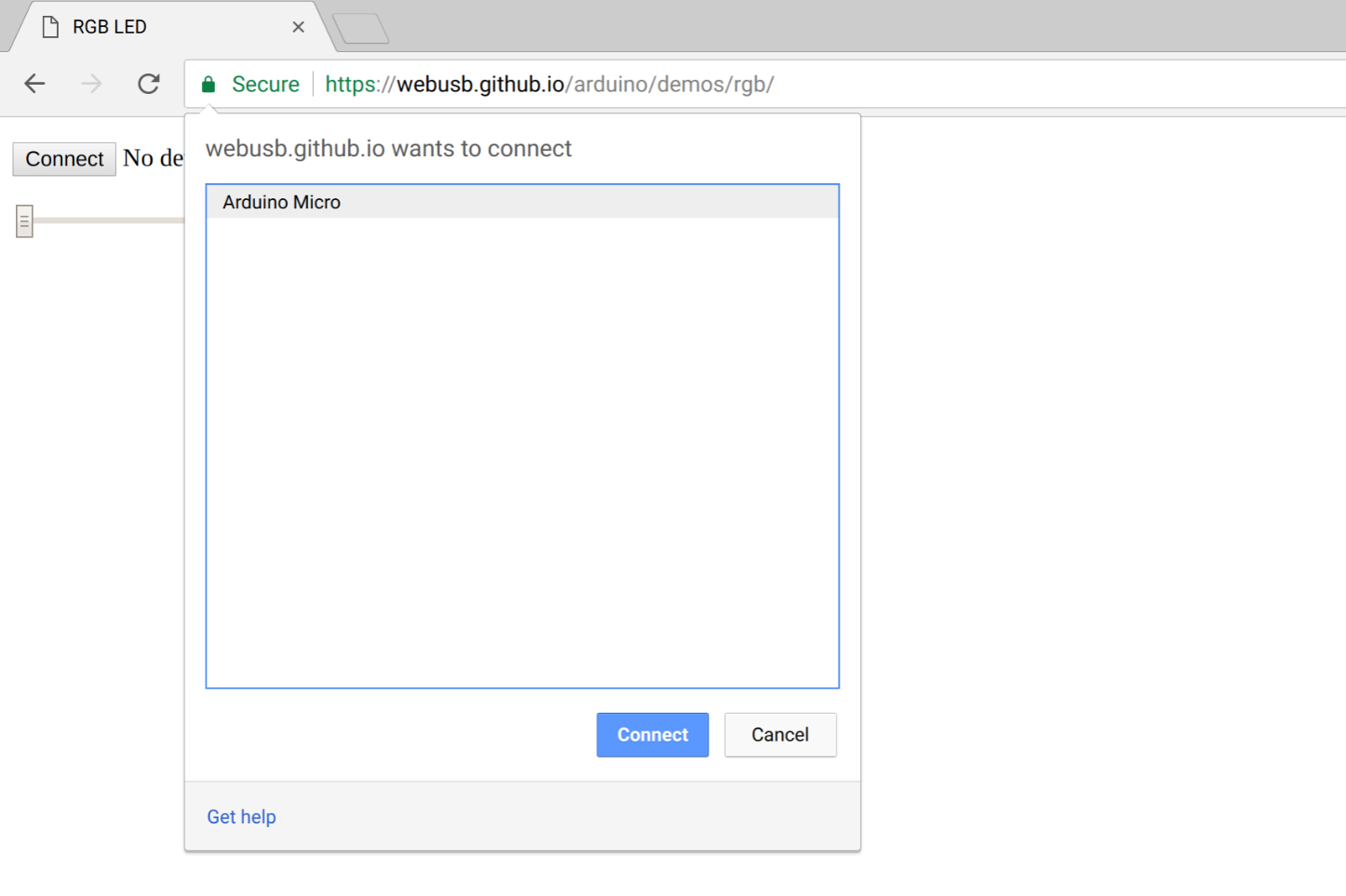 webUSB API