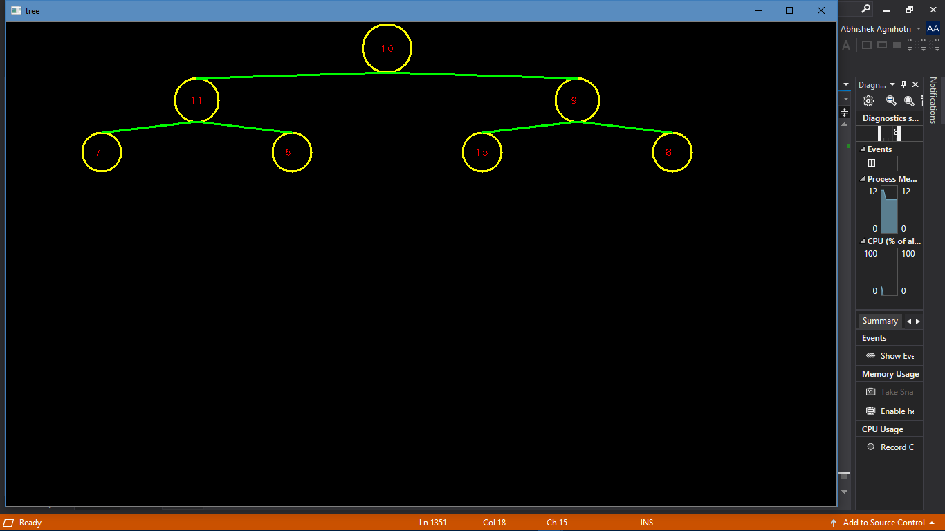 GitHub - agniBit/Tree_Graph_visualization: Visualizetion of binary tree ...