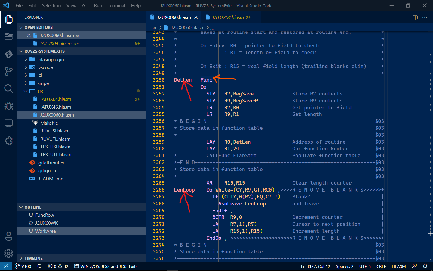 Outline view wrong/inconsistent for HLASM Programs · Issue #148 · IBM ...