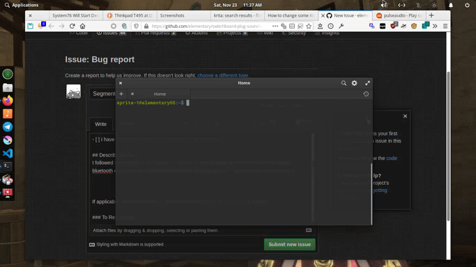 Screen record from 2019-11-23 11 37 33