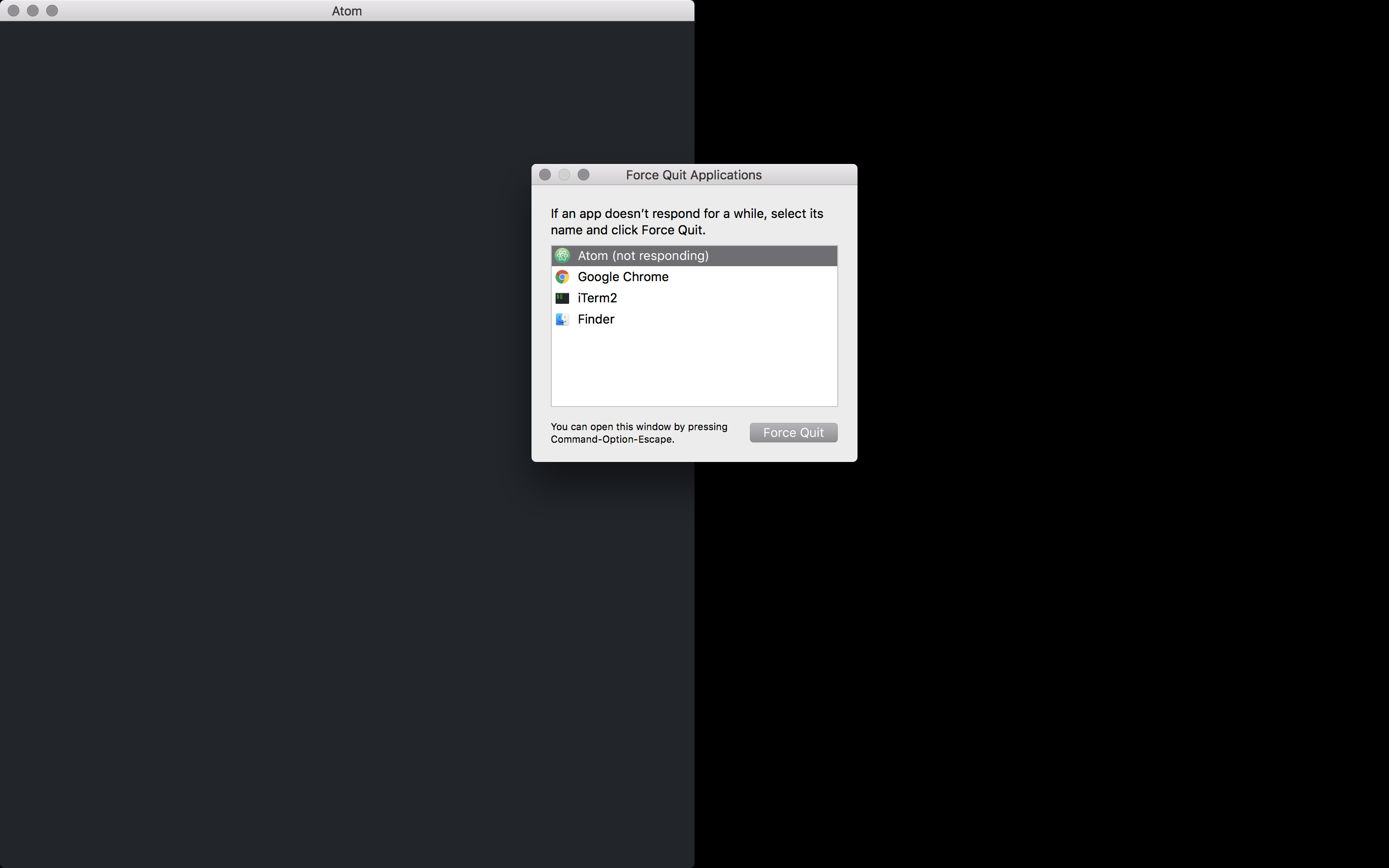 Atom fullscreen freeze · Issue #18108 · atom/atom · GitHub