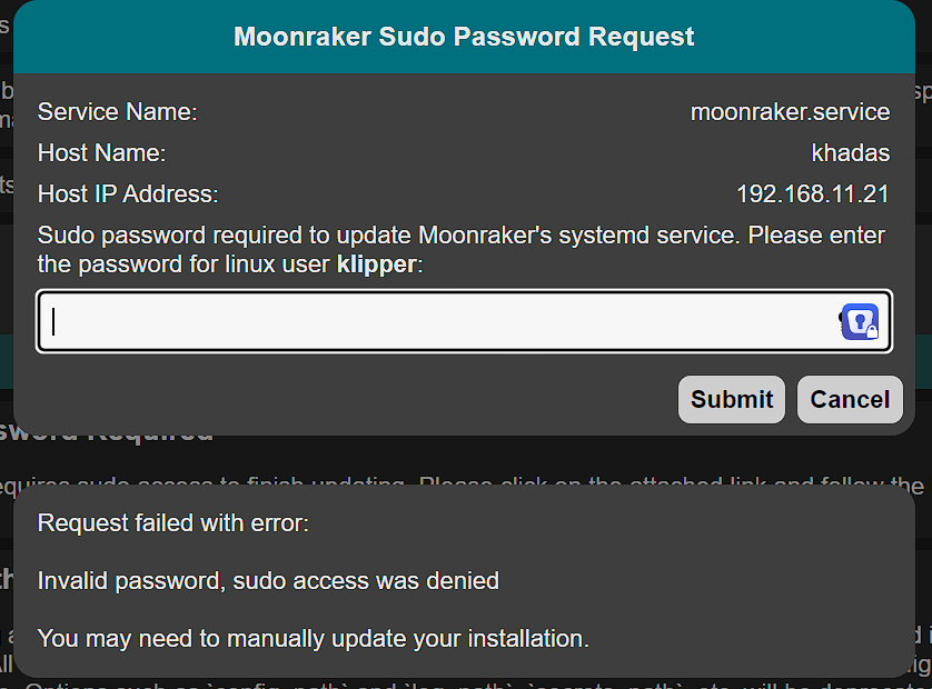 Check sudo access Use Lost found Dir Issue 529 Arksine moonraker check-sudo-access-use-lost-found-dir-issue-529-arksine-moonraker