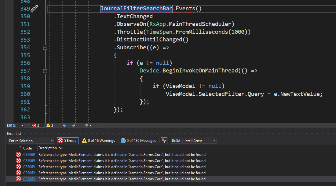 [BUG] Error CS7069 Reference to type 'MediaElement' claims it is