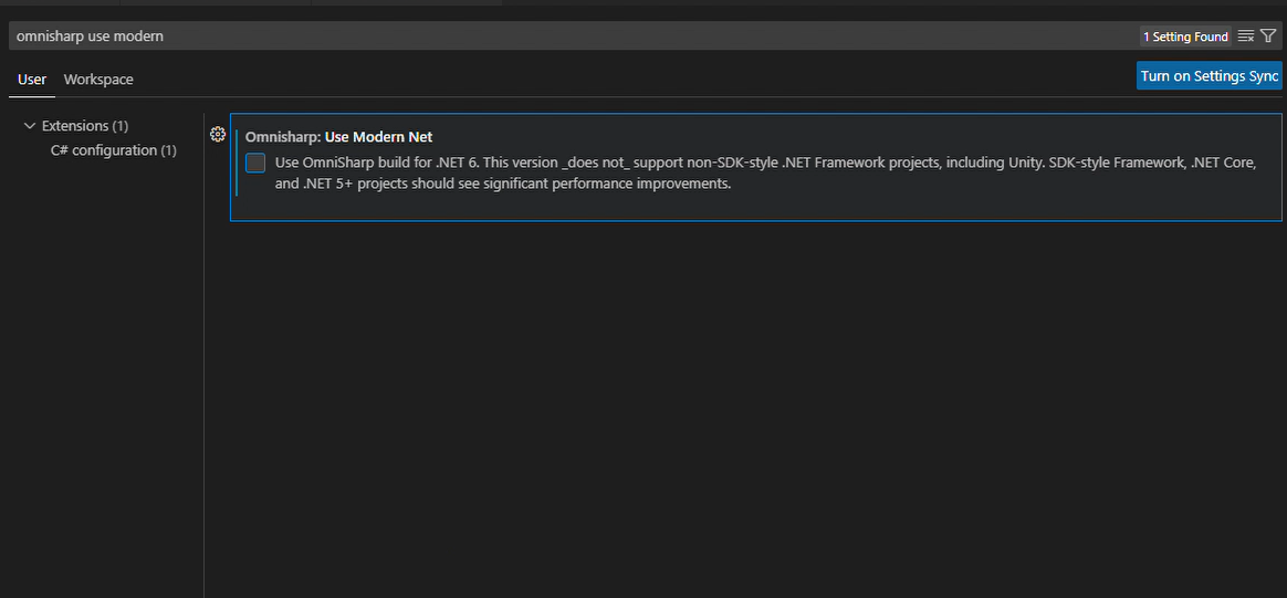 Omnisharp requires an install of the net sdk to provide language