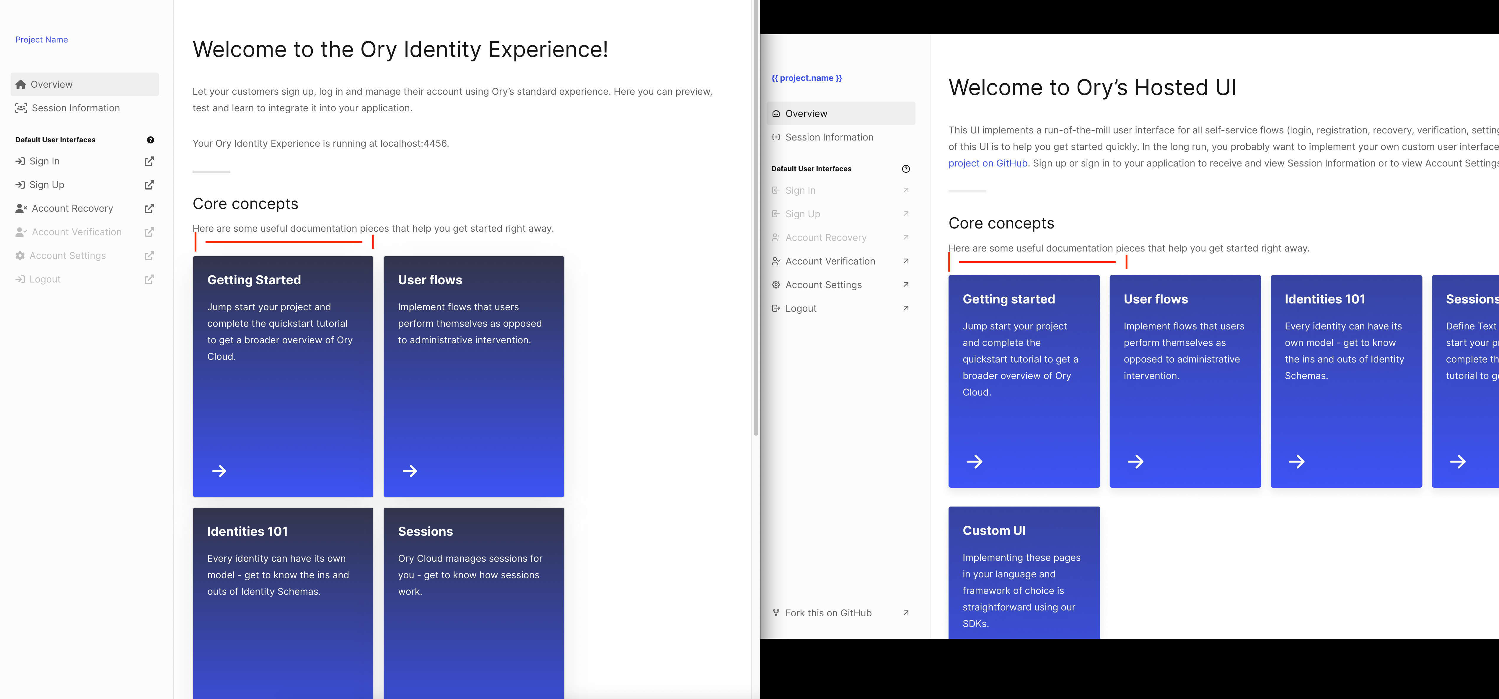 feat: new ory theme using elements by Benehiko · Pull Request #189 ...