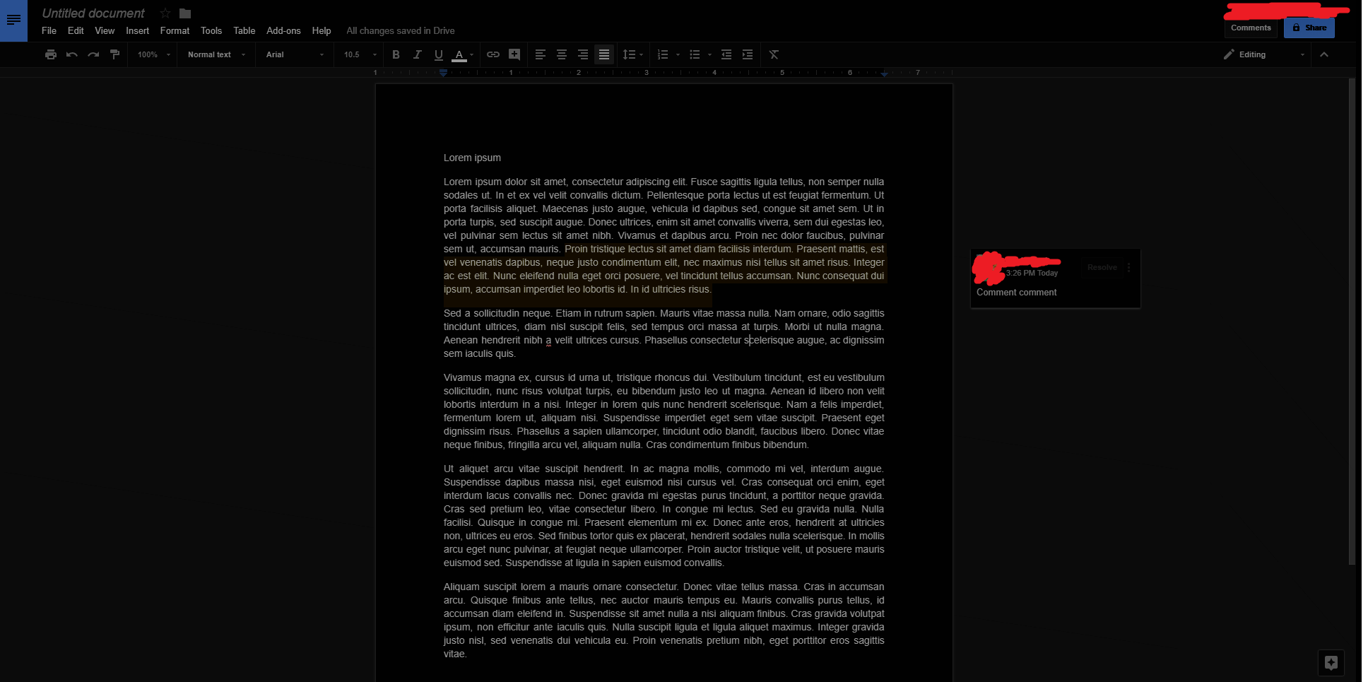 google docs comments · Issue #128 · darkreader/darkreader · GitHub