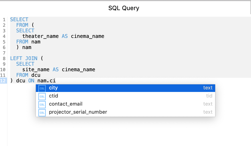 Add support for autocomplete on table aliases · Issue #854 · TablePlus ...