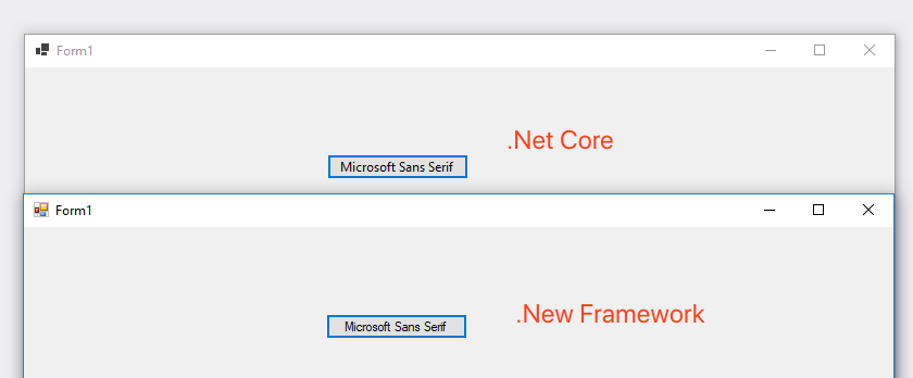 Windows Forms default font is different between .Net Core and .Net ...