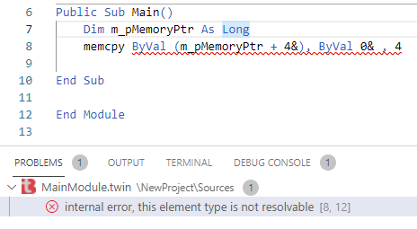 ByVal in Brackets gives internal error · Issue #379 · twinbasic ...