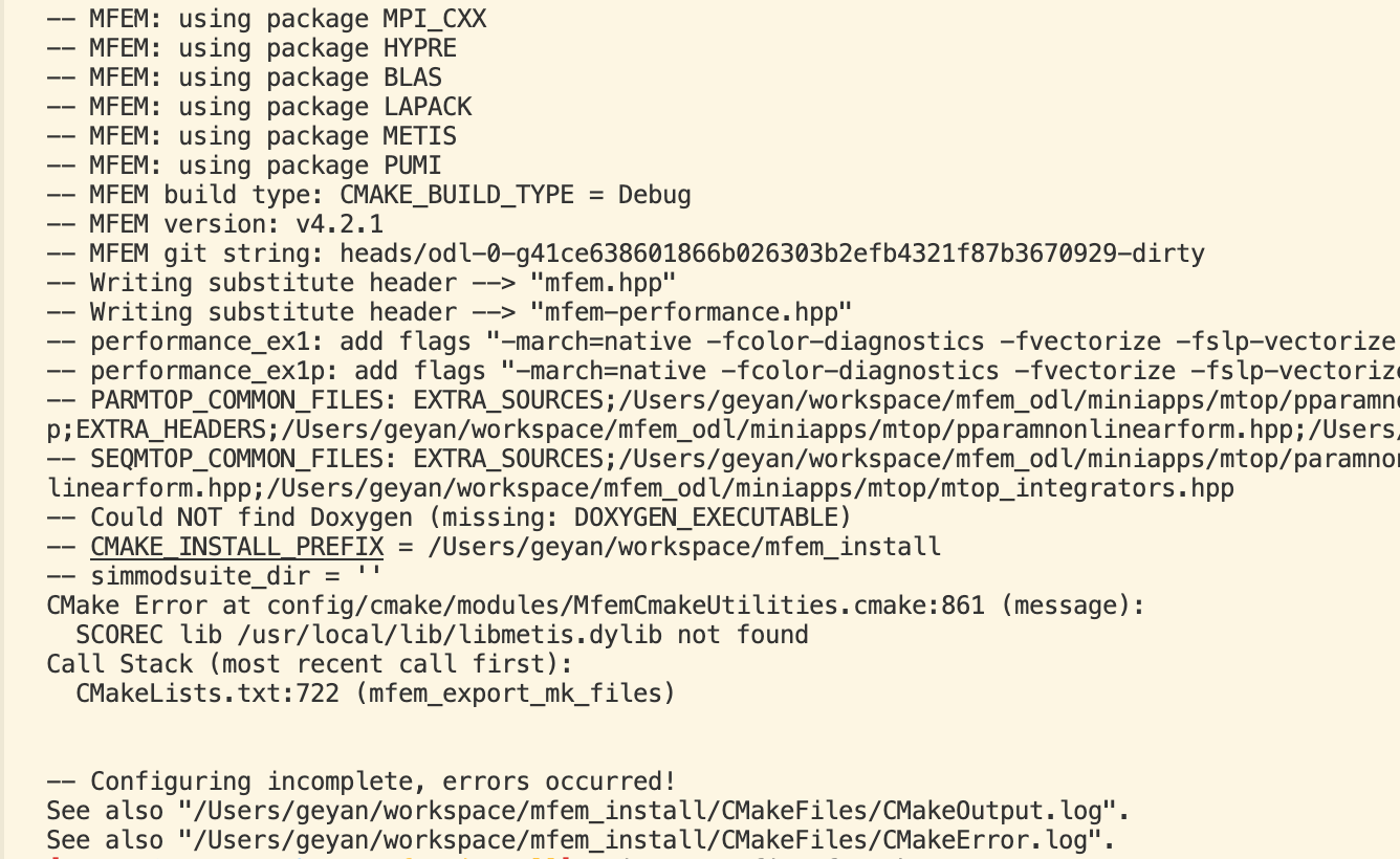 Install mfem with pumi · Issue #2533 · mfem/mfem · GitHub