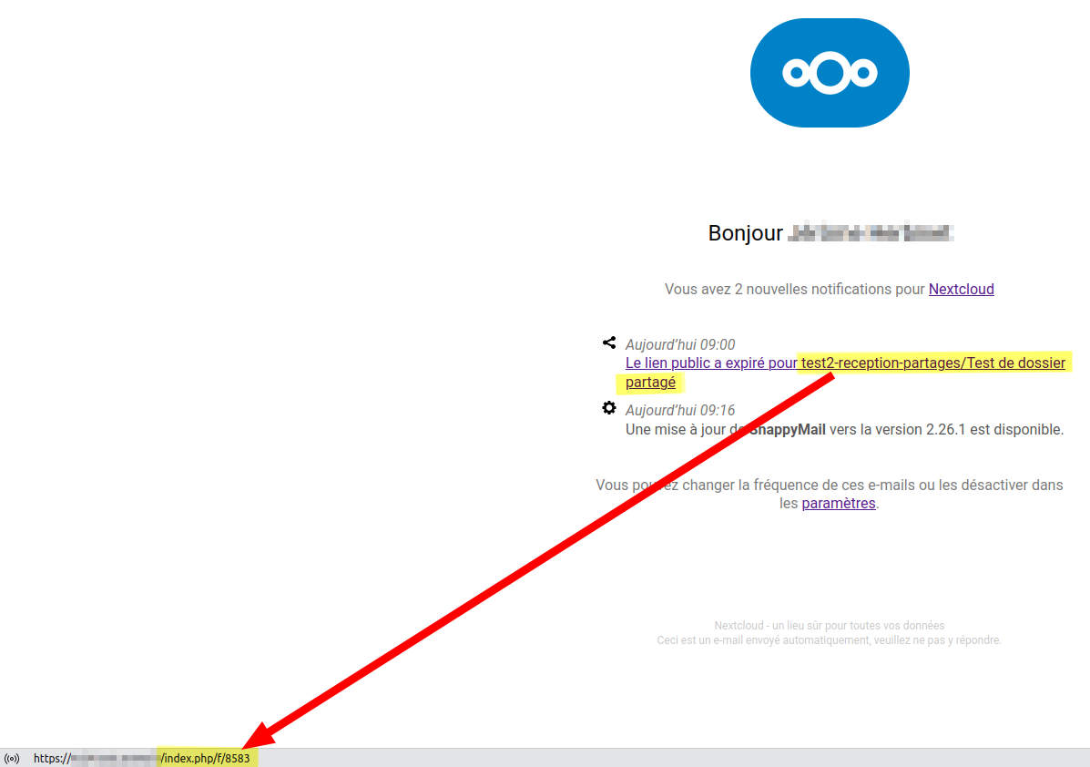 [Bug]: Public shared file with expiration date > Broken link in e-mail ...