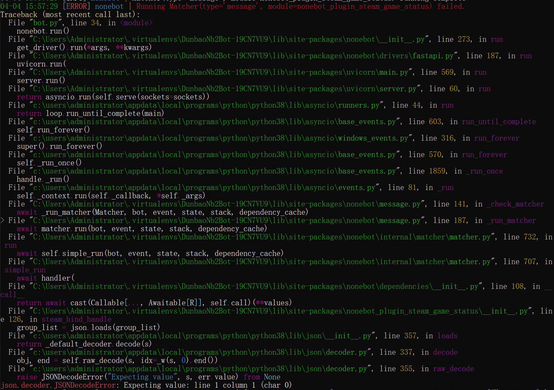  group list json Issue 1 Nek0us nonebot plugin steam 