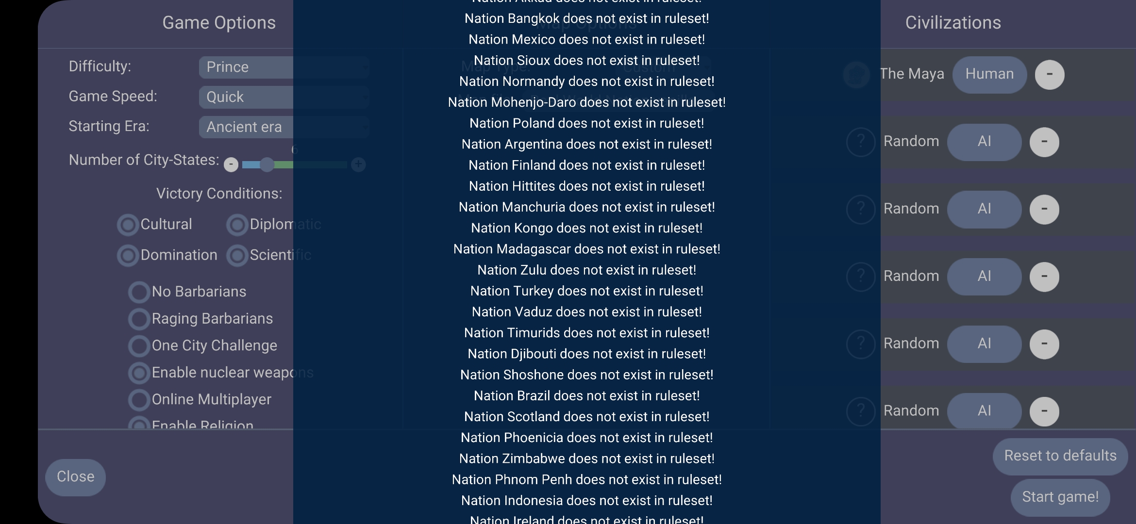 Custom map conversion bug · Issue #5668 · yairm210/Unciv · GitHub