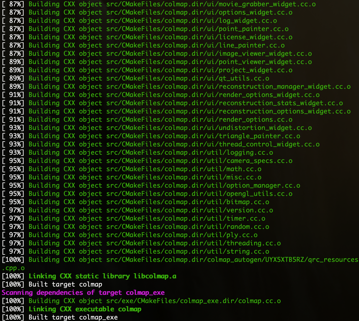 colmap command not found on Ubuntu 18.04 · Issue #933 · colmap/colmap ...