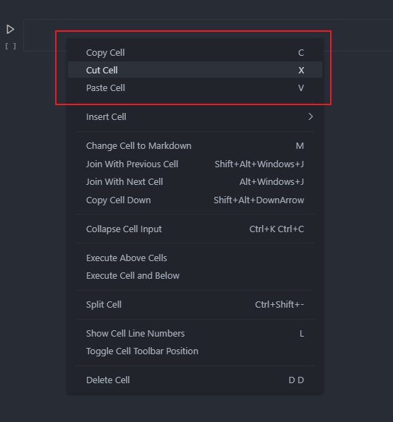 Add copy, cut, paste texts inside of a cell in Notebook UI context menu ...