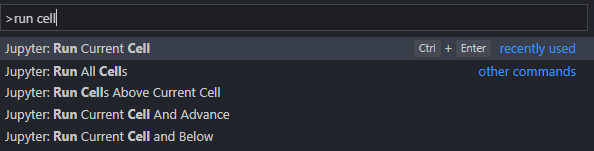 run current cell commands not working at all after updating to 2020.11. ...