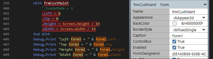 Unable to rename form via property sheet · Issue #908 · twinbasic ...