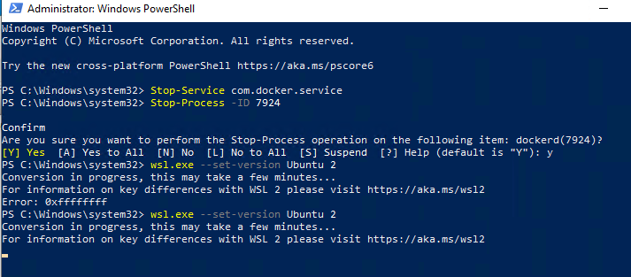 Docker Desktop causing issues launching and converting WSL2 distros ...