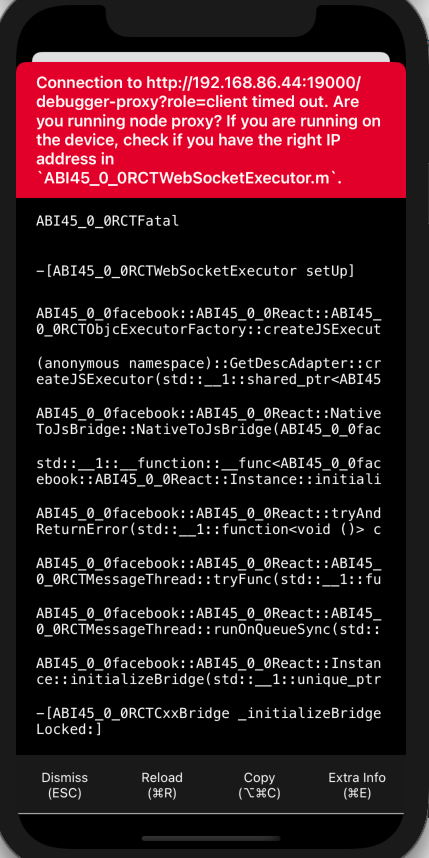 [expo 45.0.4] not able to connect to debugger · Issue #17643 · expo ...