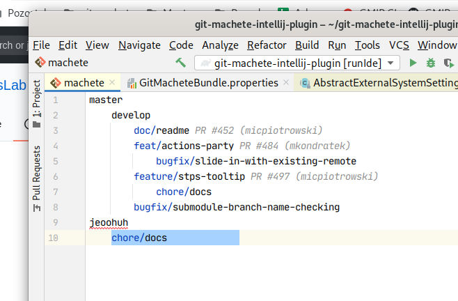 If the last line of machete file has only whitespace, an error is ...