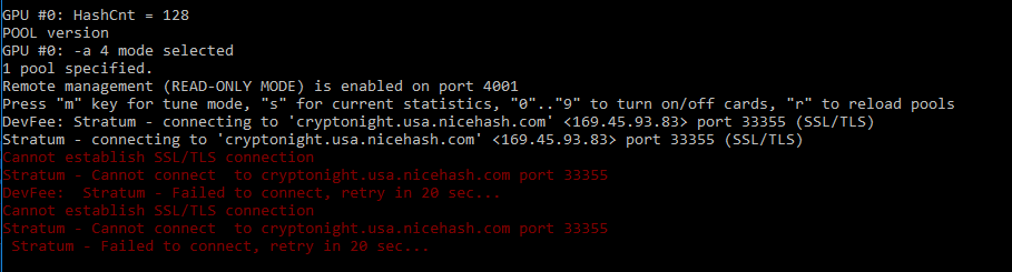 Mining Disconnection · Issue #645 · nicehash/NiceHashMiner · GitHub