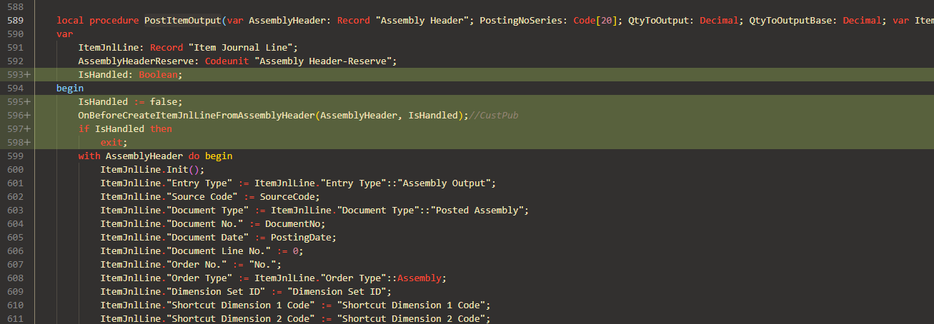 [Event Request] codeunit 900 "Assembly-Post" - PostItemOutput · Issue ...