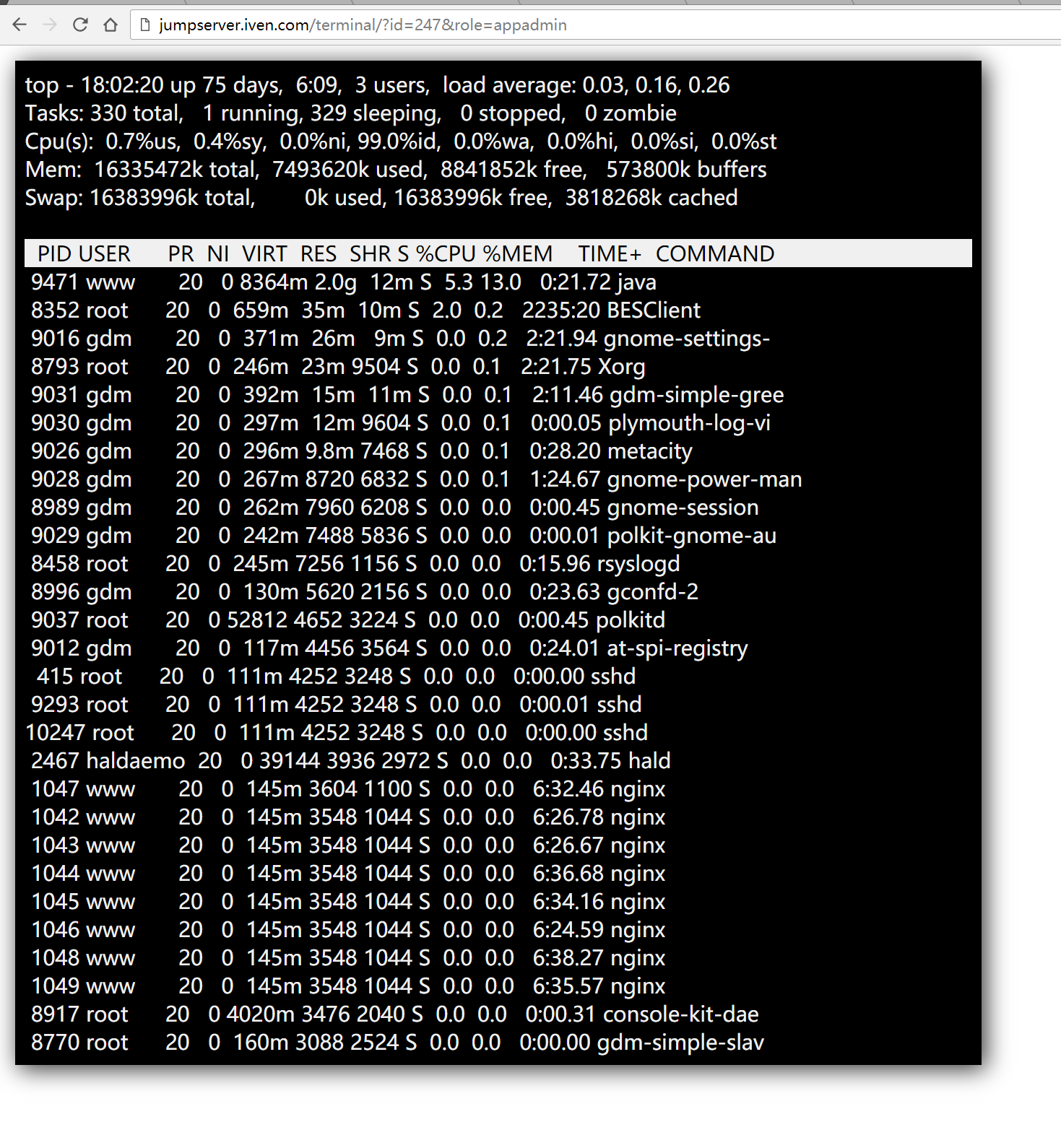 jumpserver命令行窗口用top等命令时 文本对不齐 · Issue #1026 · jumpserver/jumpserver ...