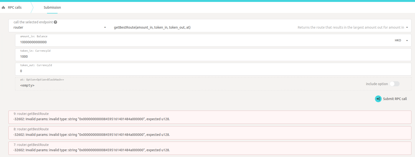 Fix getBestRoute rpc · Issue #1547 · parallel-finance/parallel · GitHub