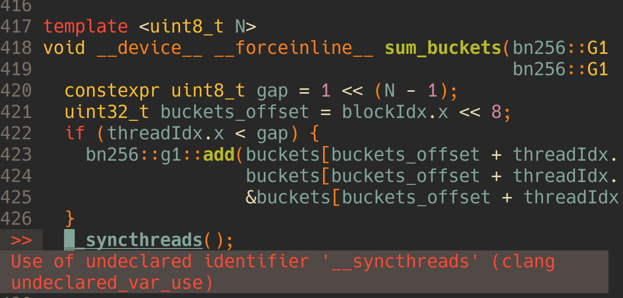 [CUDA] `__syncthreads()` is missing in completion candidates · Issue ...