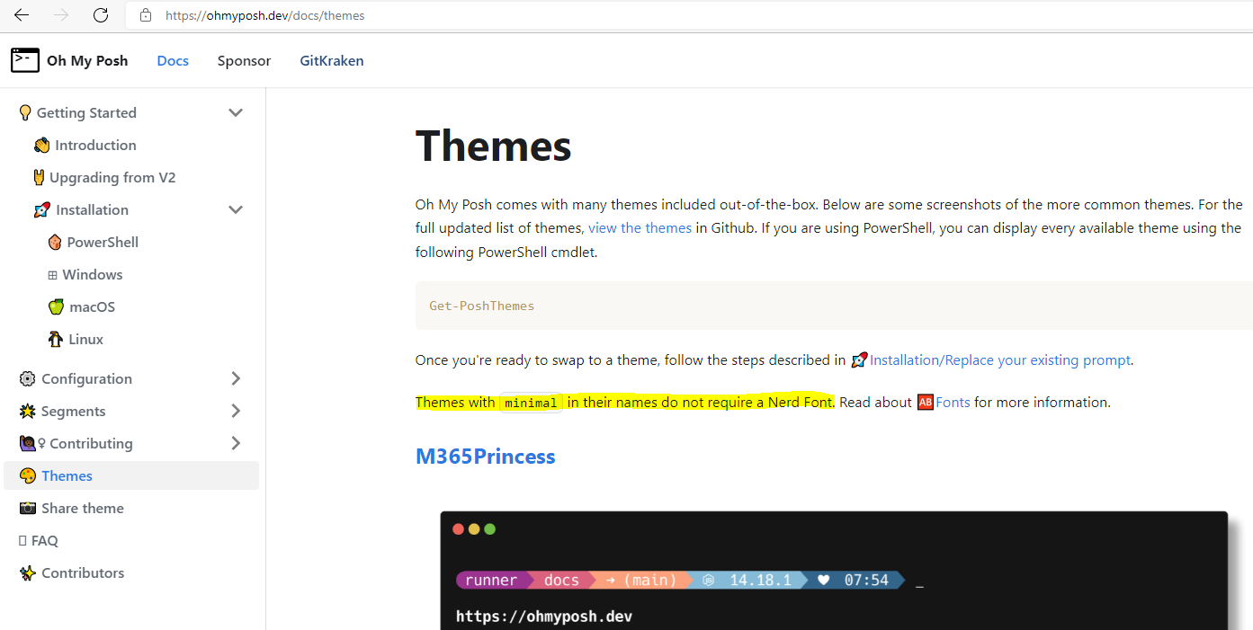 minimal themes · Issue #1319 · JanDeDobbeleer/oh-my-posh · GitHub