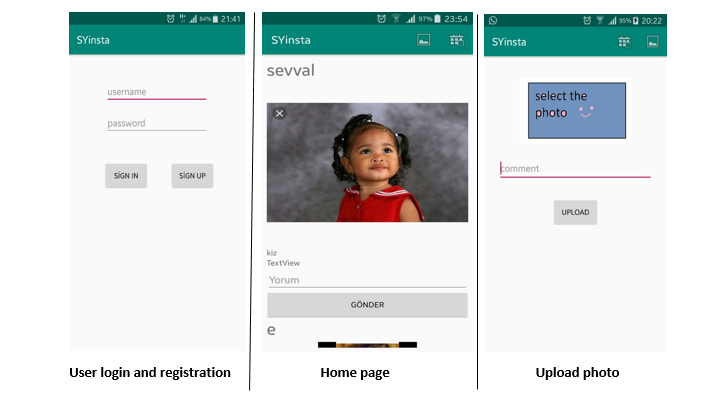 GitHub - sevvalyogurtcuoglu/Mobile-Project: simple instagram mobile ...