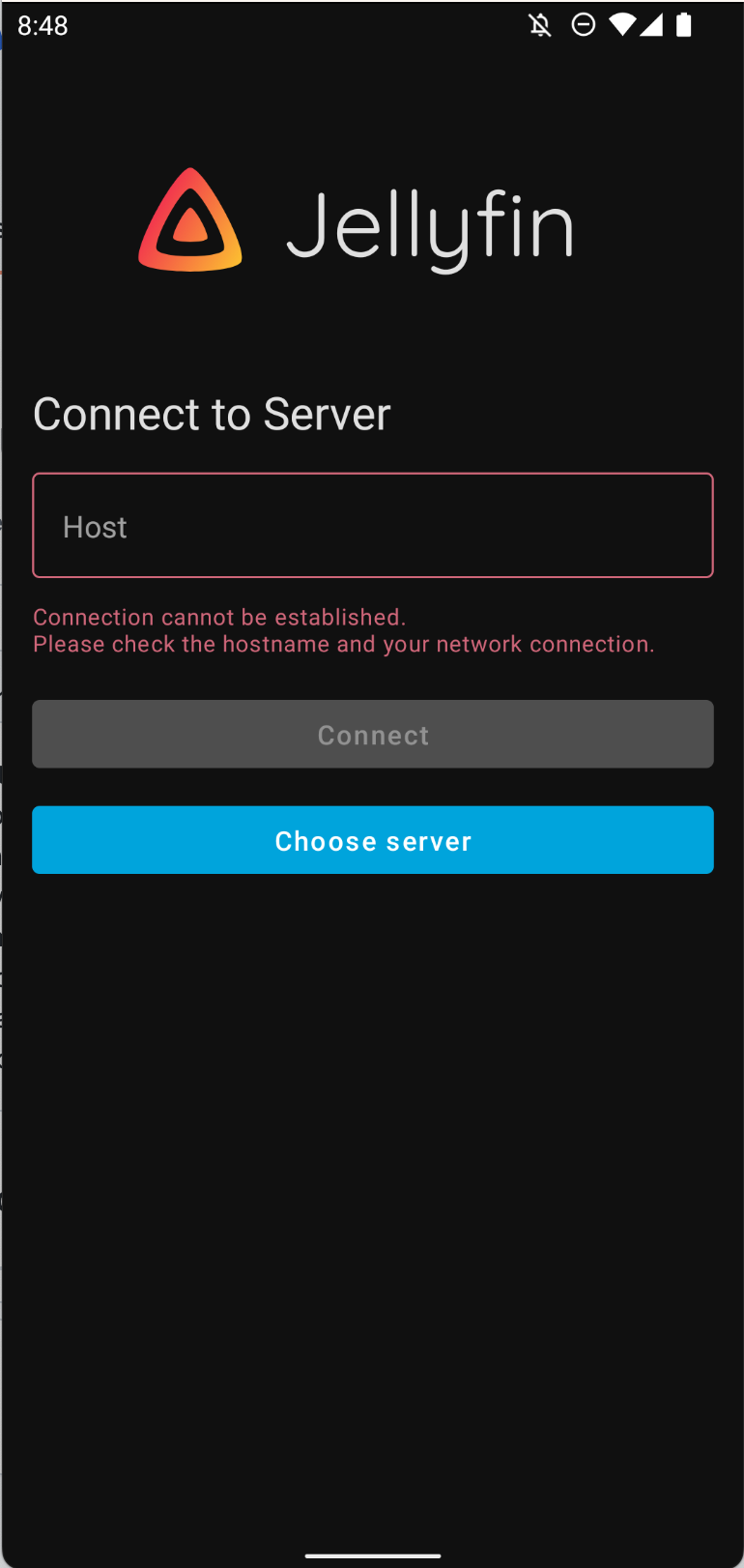 Don't try connecting to the server automaticaly on app startup · Issue