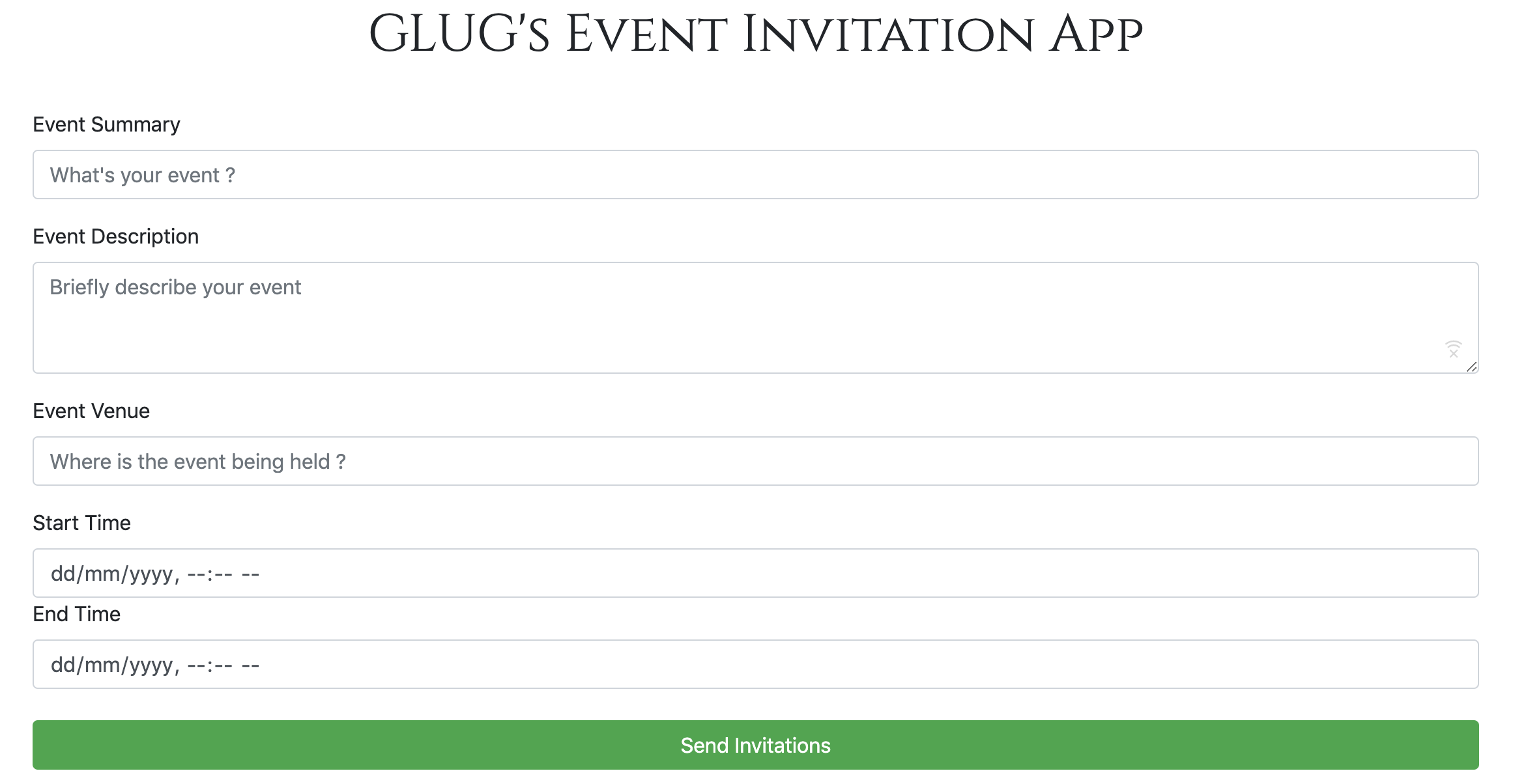GitHub lugnitdgp/EventInvitationSender A Django application for