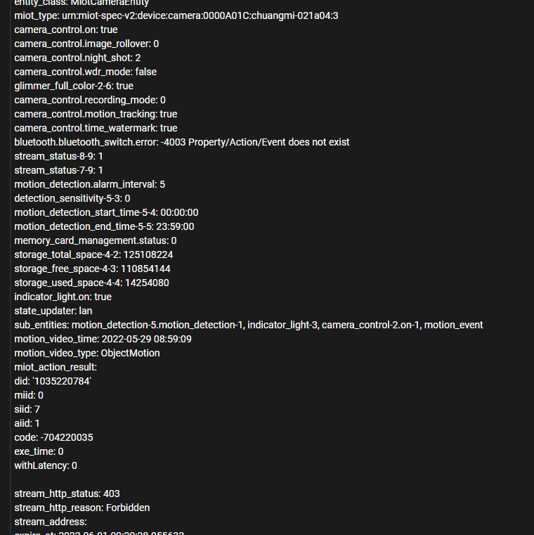 小米智慧攝影機雲台版2K Pro無法使用 · Issue #626 · al-one/hass-xiaomi-miot · GitHub