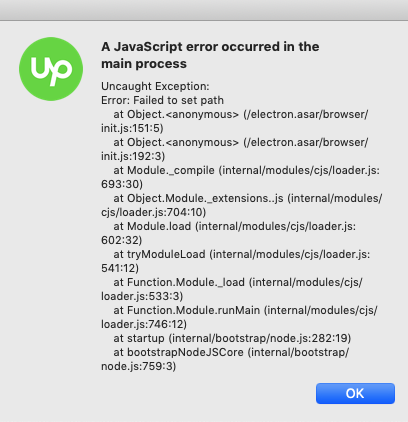 A JavaScript error occurred in the main process · Issue #22950 ...