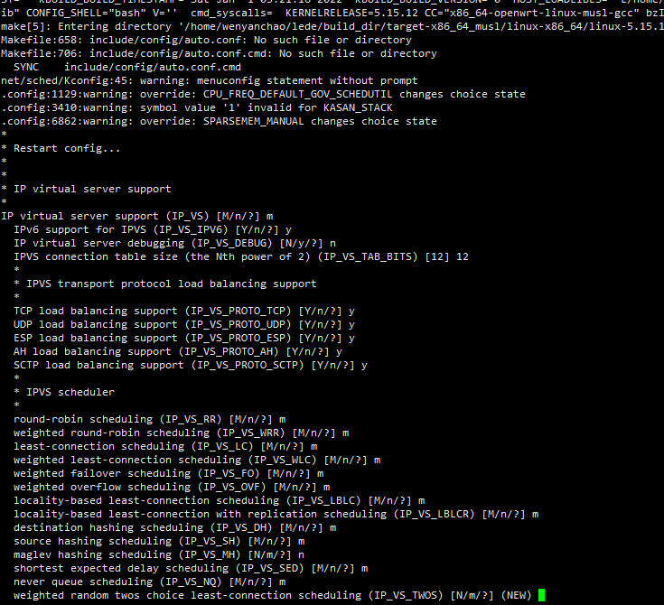 5.15内核自动配置ipvs异常 · Issue #8567 · coolsnowwolf/lede · GitHub