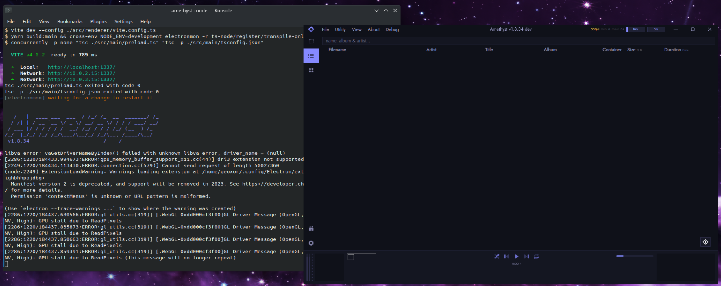 Amethyst launches but wont display on Arch · Issue #259 · Geoxor ...