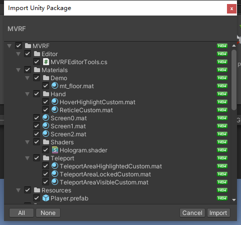 GitHub - yinczar/MVRF: Unity SteamVR v2.7.3 + ViveInputUtility