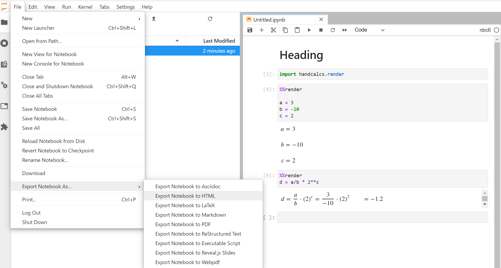 nbformat version requirement · Issue #69 · connorferster/handcalcs · GitHub