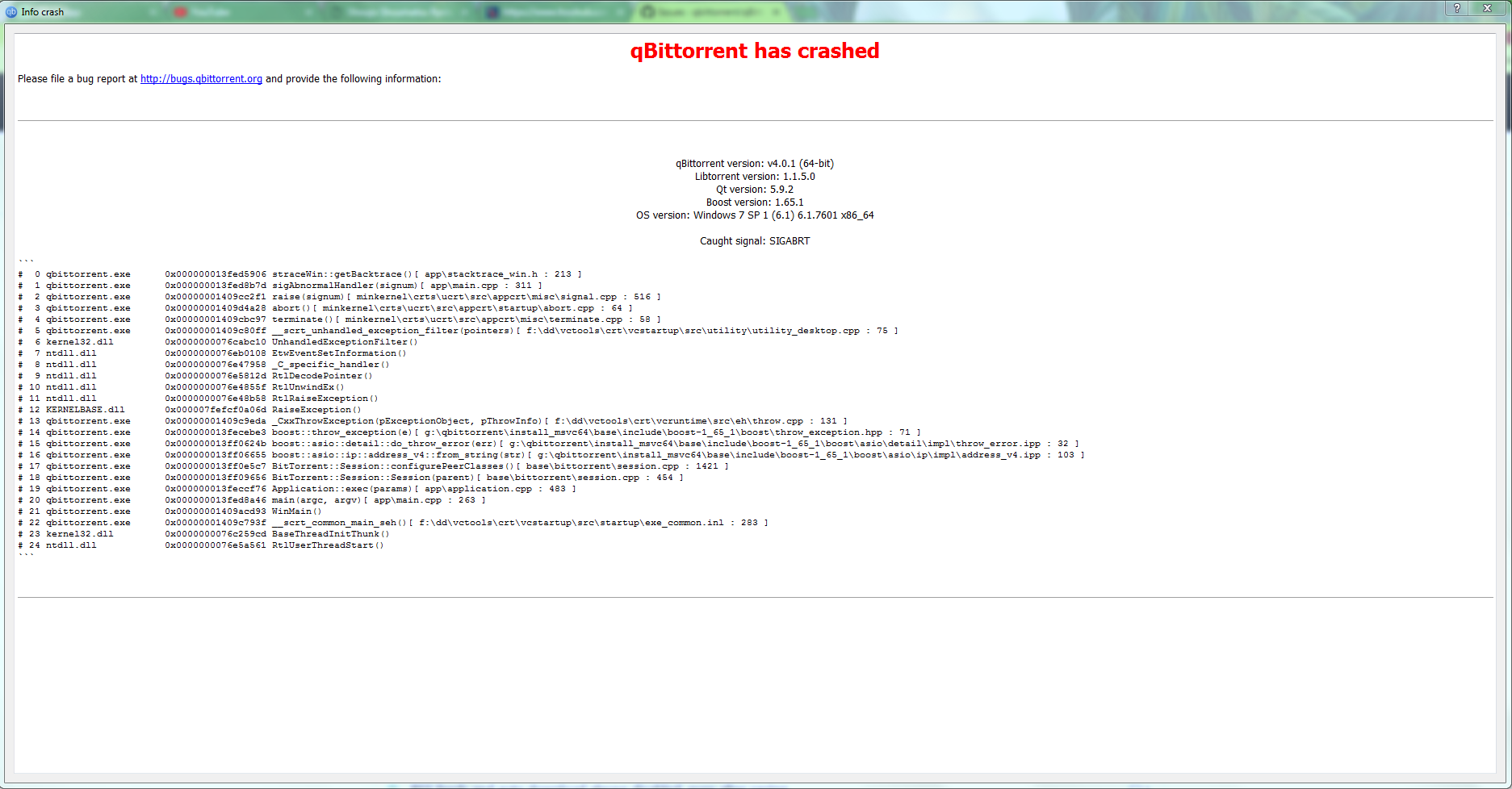 qBittorrent crashes on start (v4.0.1) · Issue #7926 · qbittorrent ...