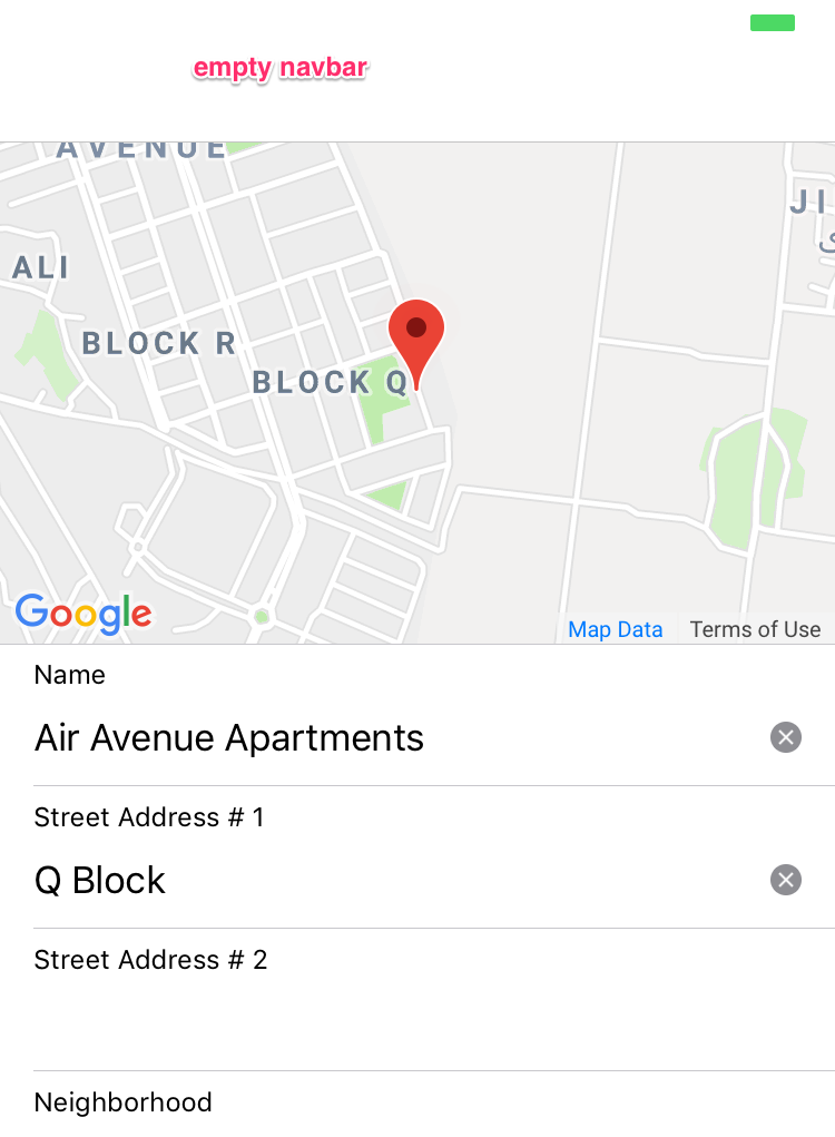 Navbar links and title not visible after keyboard hides · Issue #2302 ...